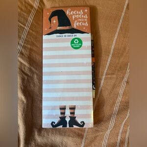 Hocus Pocus Themed Notepad - For Focus!